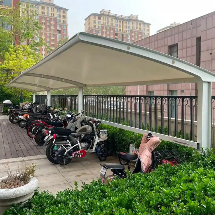 房县膜结构电动车棚